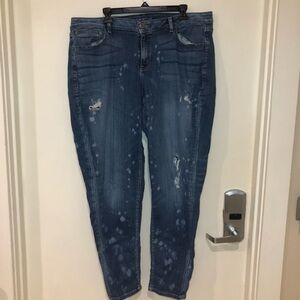 Lane Bryant Distrssed Boyfriend Jeans Size 20